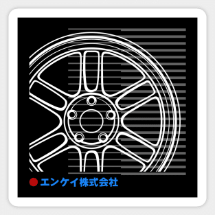 Enkei RPF1 Wheels Rims Sticker